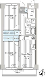 ＮＪＫ　ＭＡＲＱＵＩＳ　ＫＯＩＳＨＩＫＡＷＡの物件間取画像